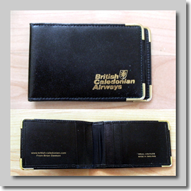 Leather billfold wallet